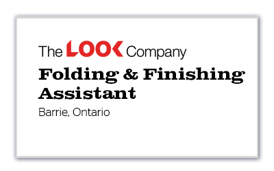 Graphic Template - Folding and Finishing Assistant