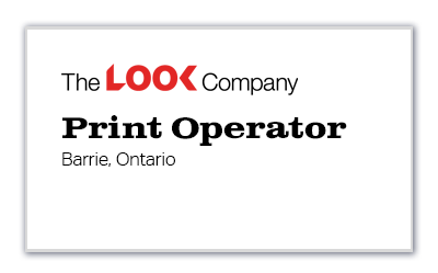 Graphic Template - Print Operator