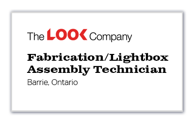 Graphic Template-assembly fabrication lightbox technician