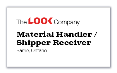 Material Handler Shipper Receiver